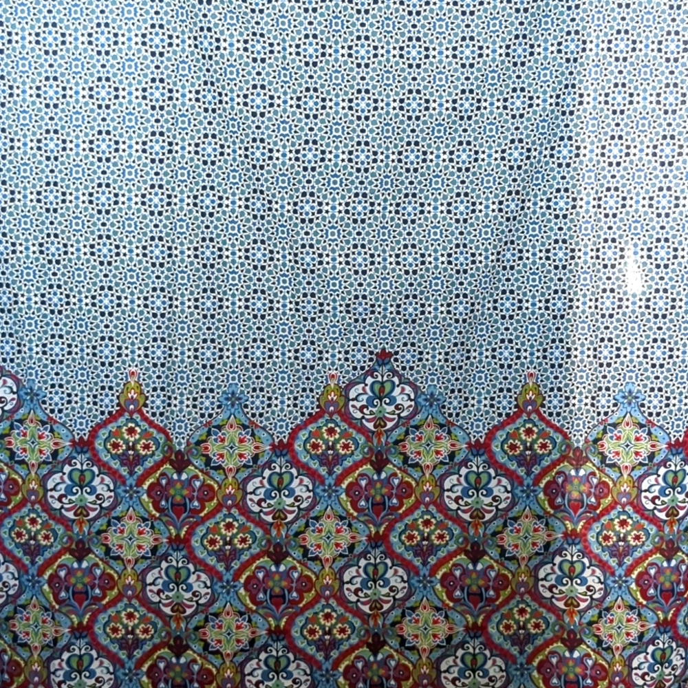 Never Used World Market Shower Curtain
